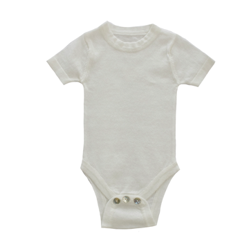 White Solid Knit Bodysuit