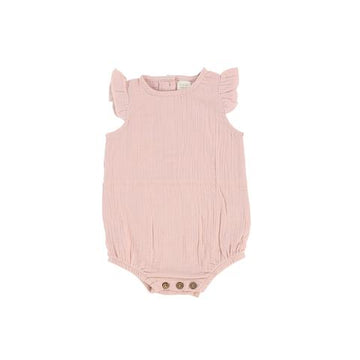 Pink Flutter Romper