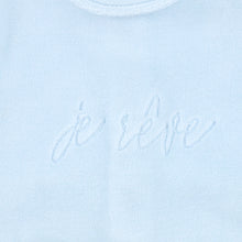 Powder Blue Velour Layette Set