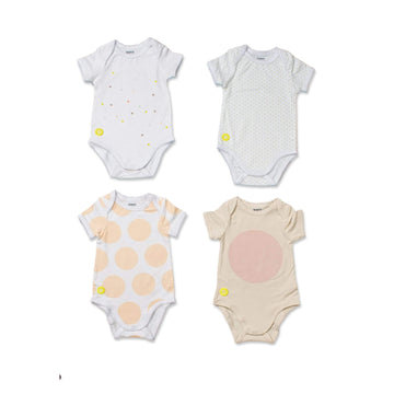 Baby Girl Short Sleeve Onsie Set