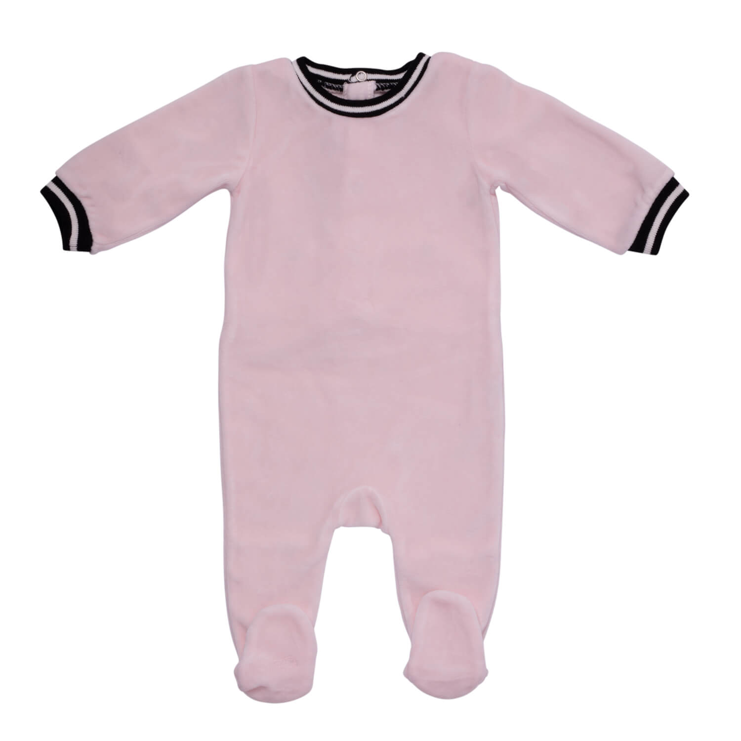 Pink Retro Sport Stripe Layette Set