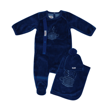 Blue Hug In A Mug Layette Set