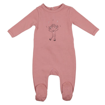 Slate Rose Wheelie Cute  Footie