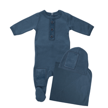 Teal What A Patch Layette Set