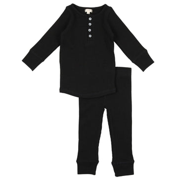 Black Waffle Pajamas