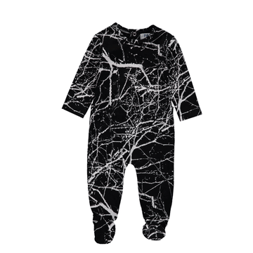 Black Tree Footie and Beanie