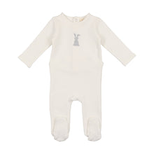 White Taupe Bunny Layette Set