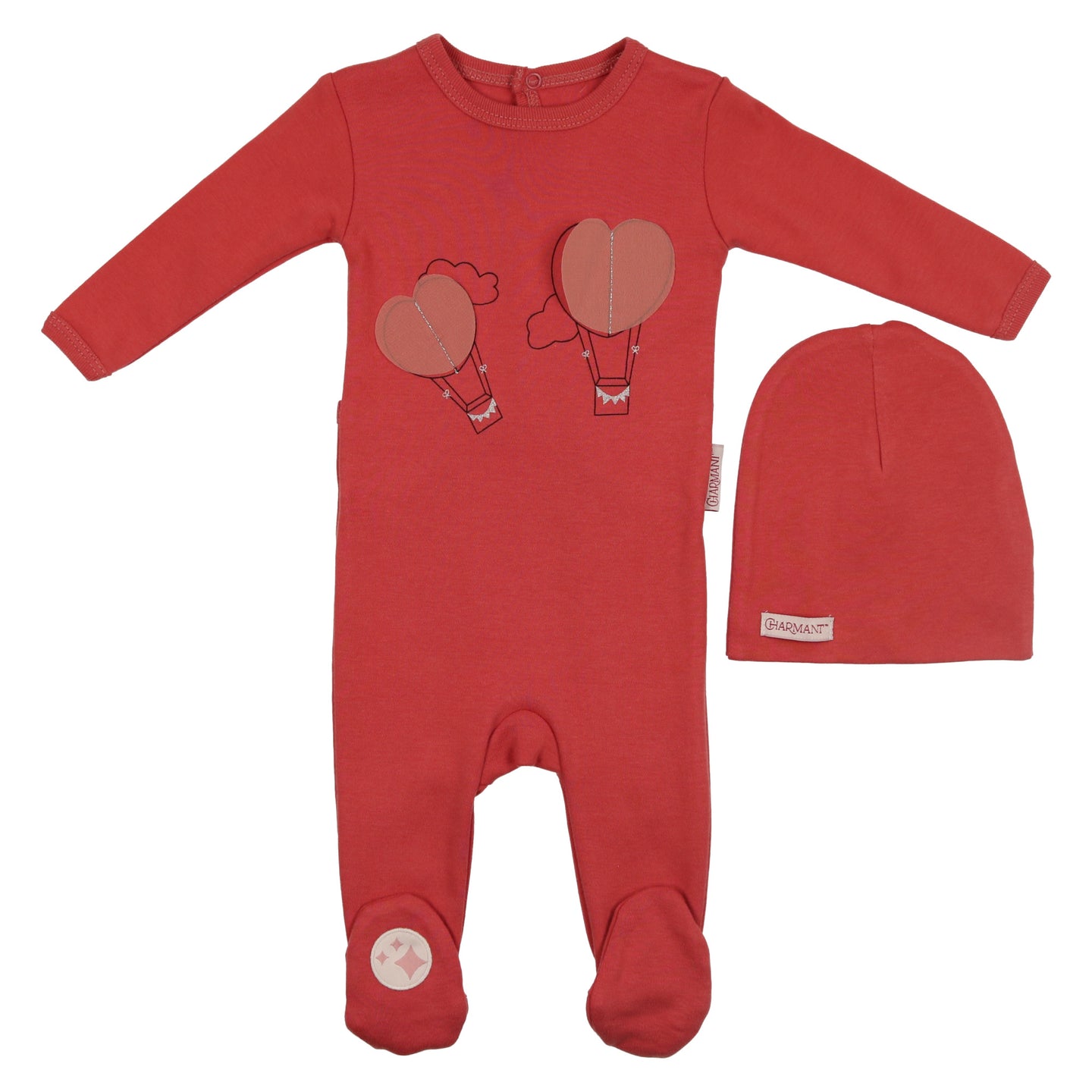 Pink Flutter Flight Footie