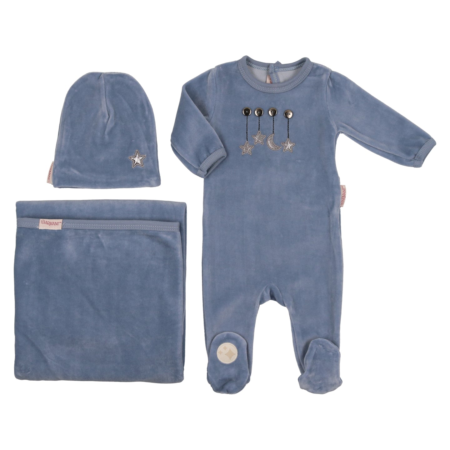Blue Lullaby Layette Set