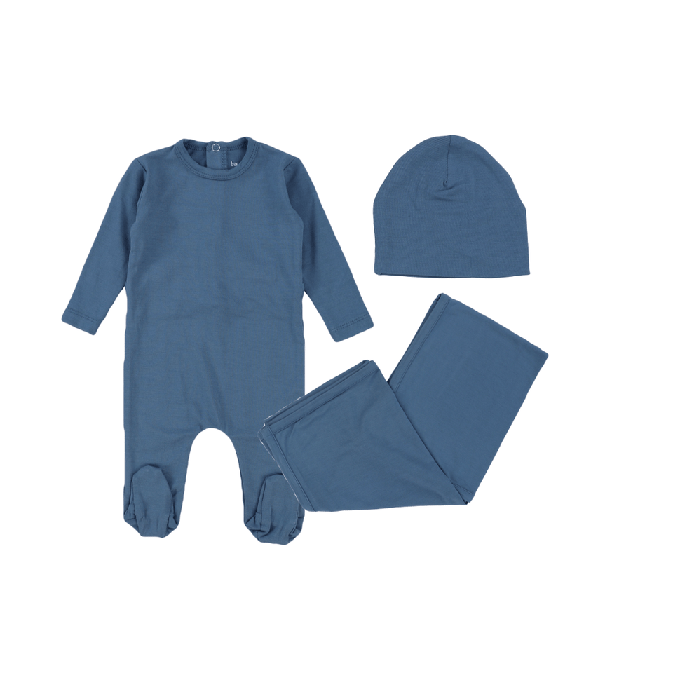 Denim Modal Layette Set