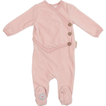 Light Rose Victorian Wrap Footie