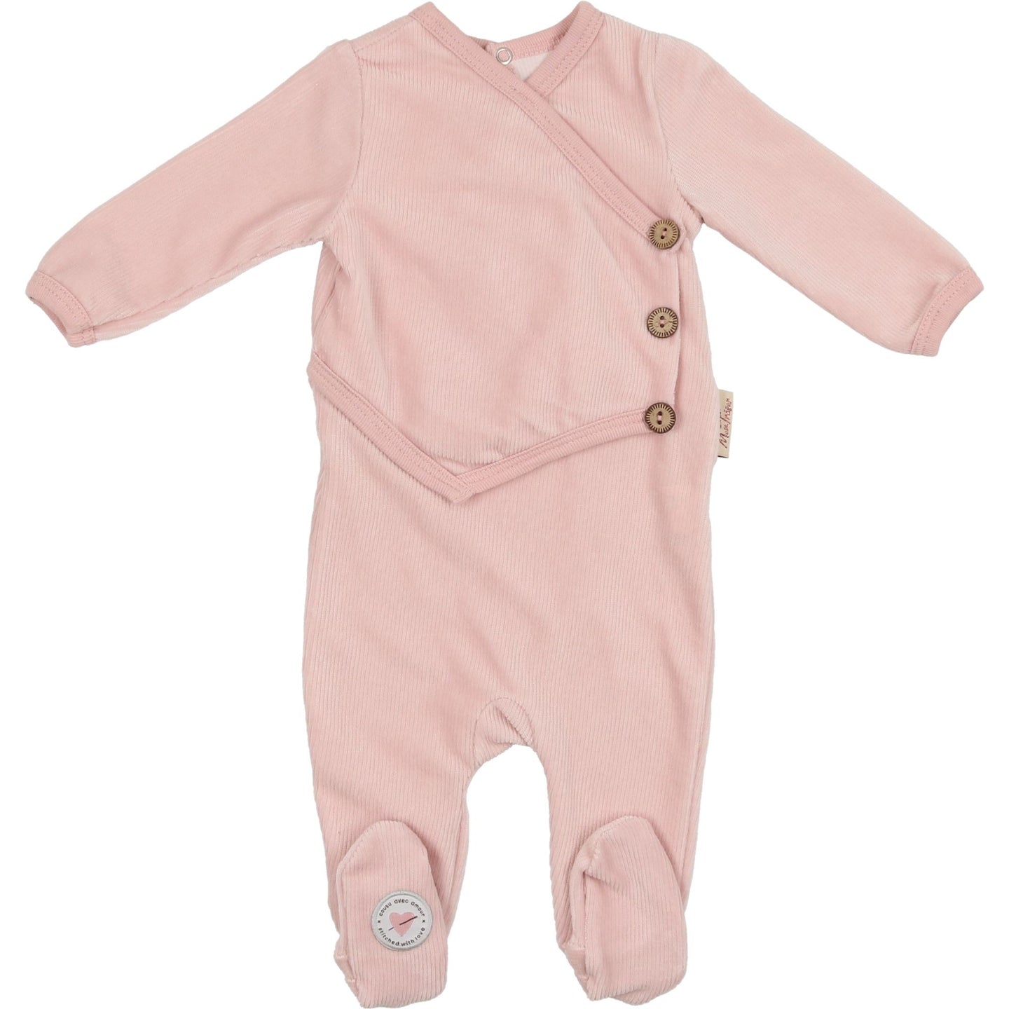 Light Rose Victorian Wrap Footie