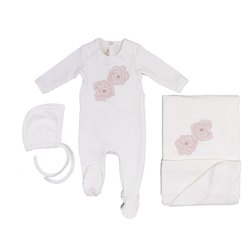 Ivory Wreathed Royale Layette Set