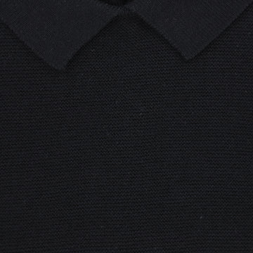 Black Cutaway Knit Footie and Bonnet