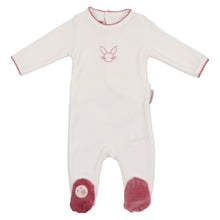 Ivory Rose Bunny Footie