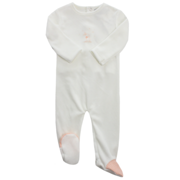 Pink Bunny Footie