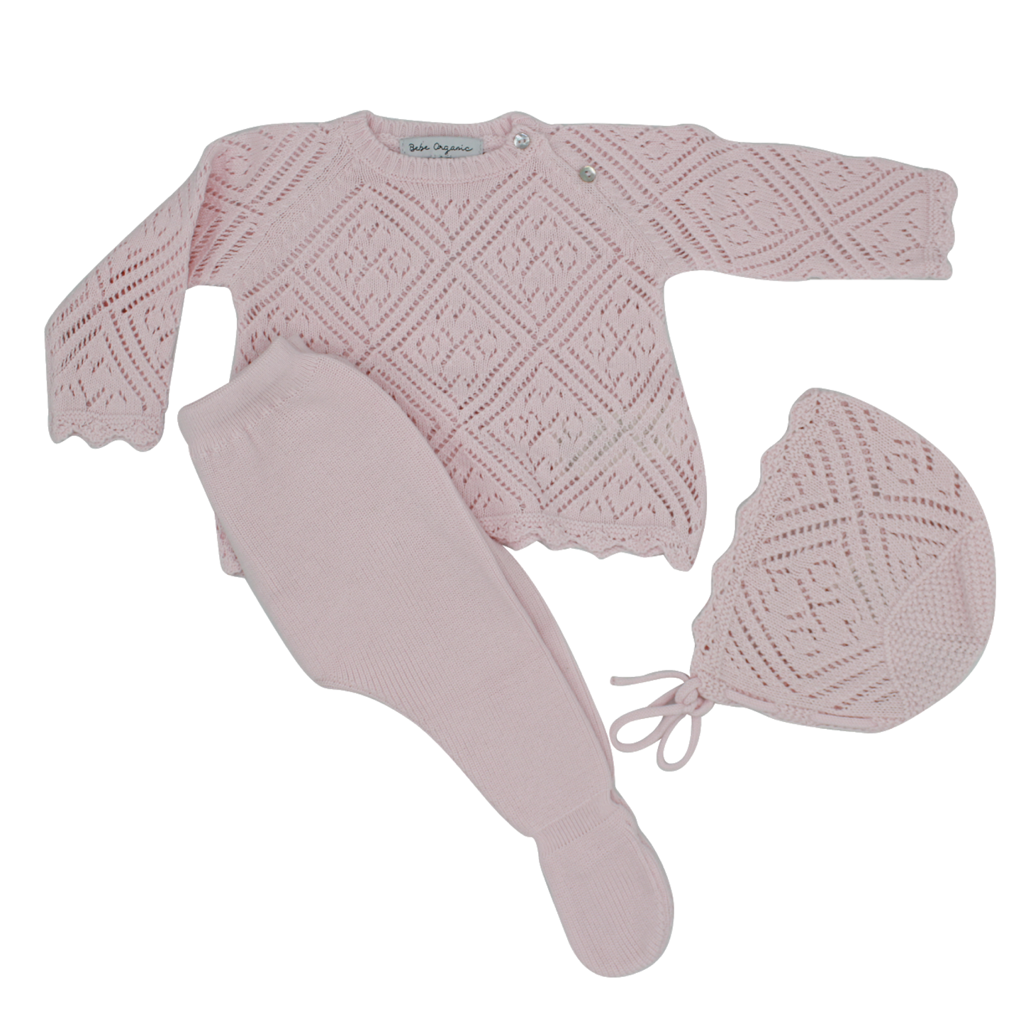 Rose Harmony Knit 4 Piece Set