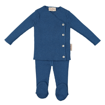 Navy Royal Ruffles 2 Piece