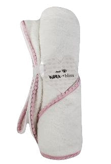 Mauve Pom Hooded Towel
