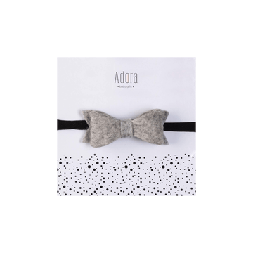 Grey Chubby Bow
