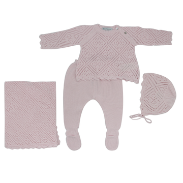 Rose Harmony Knit 4 Piece Set