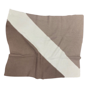 Taupe Chunky Knit Blanket