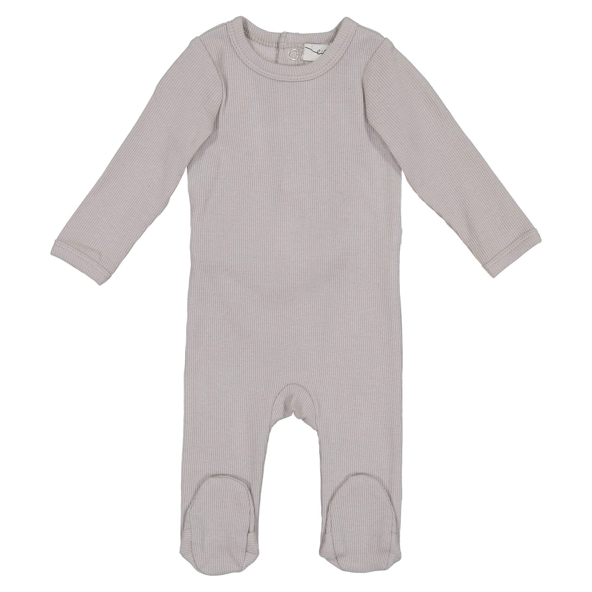 Grey Ribbed Layette Set