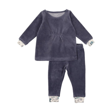 Blue Floral Knot Pajamas