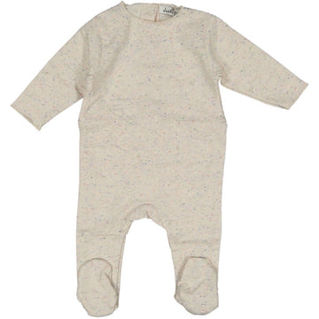 Oatmeal Speckled Footie