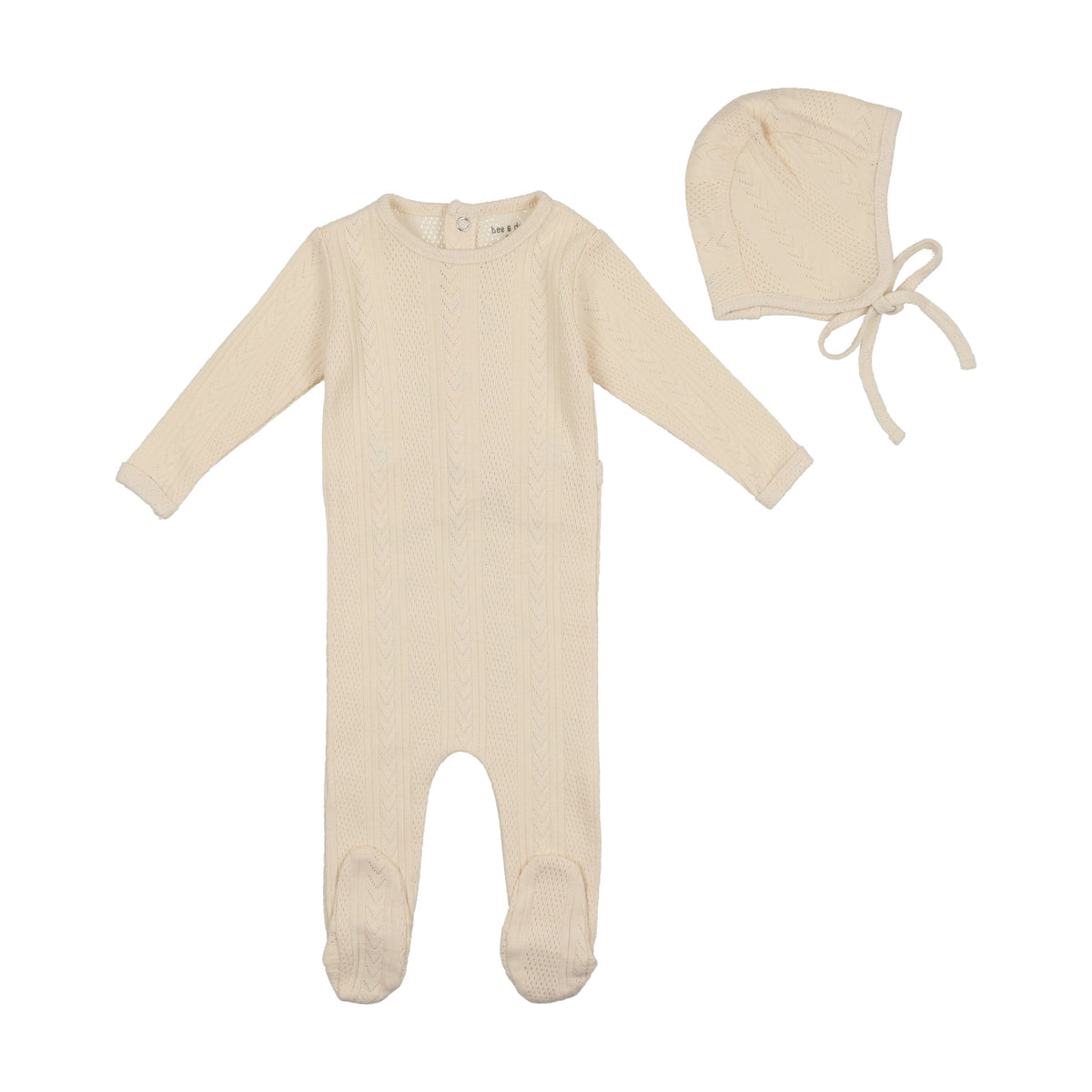 Candle Light Cable Weave Layette Set
