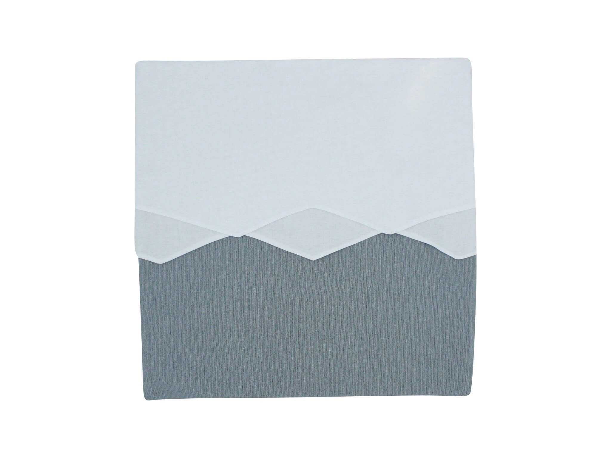 Grey Scalloped Layette Set