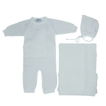 White Knit 4 Piece Outfit