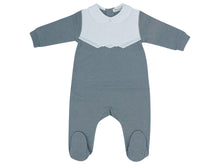 Grey Scalloped Layette Set