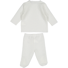 White 4 Piece Textured Outfit