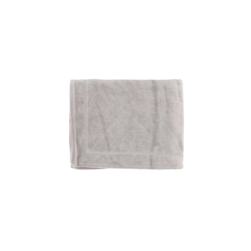 Grey Velour Wrap Blanket
