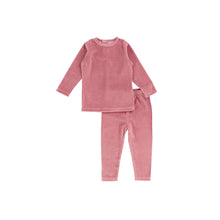 Rosy Mauve Velour Pajamas