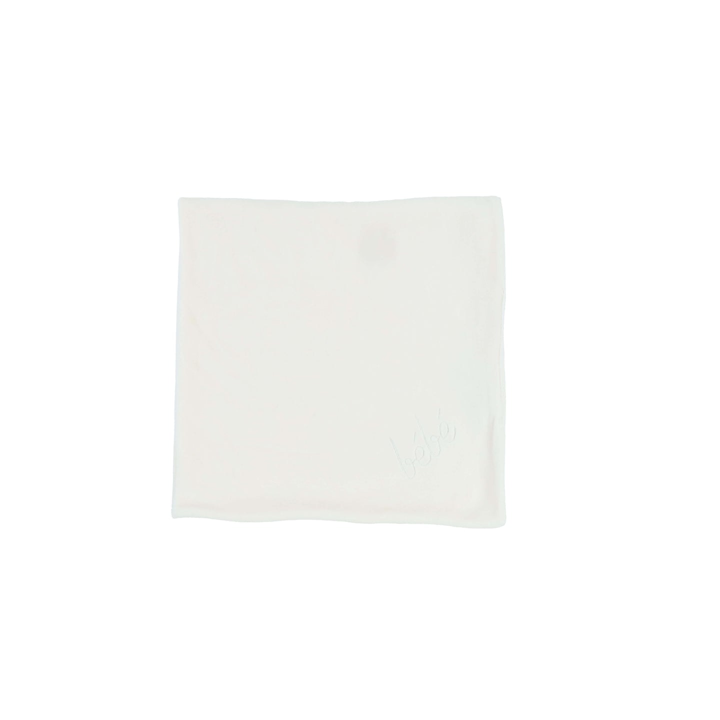 Bee & Dee ivory velour blanket