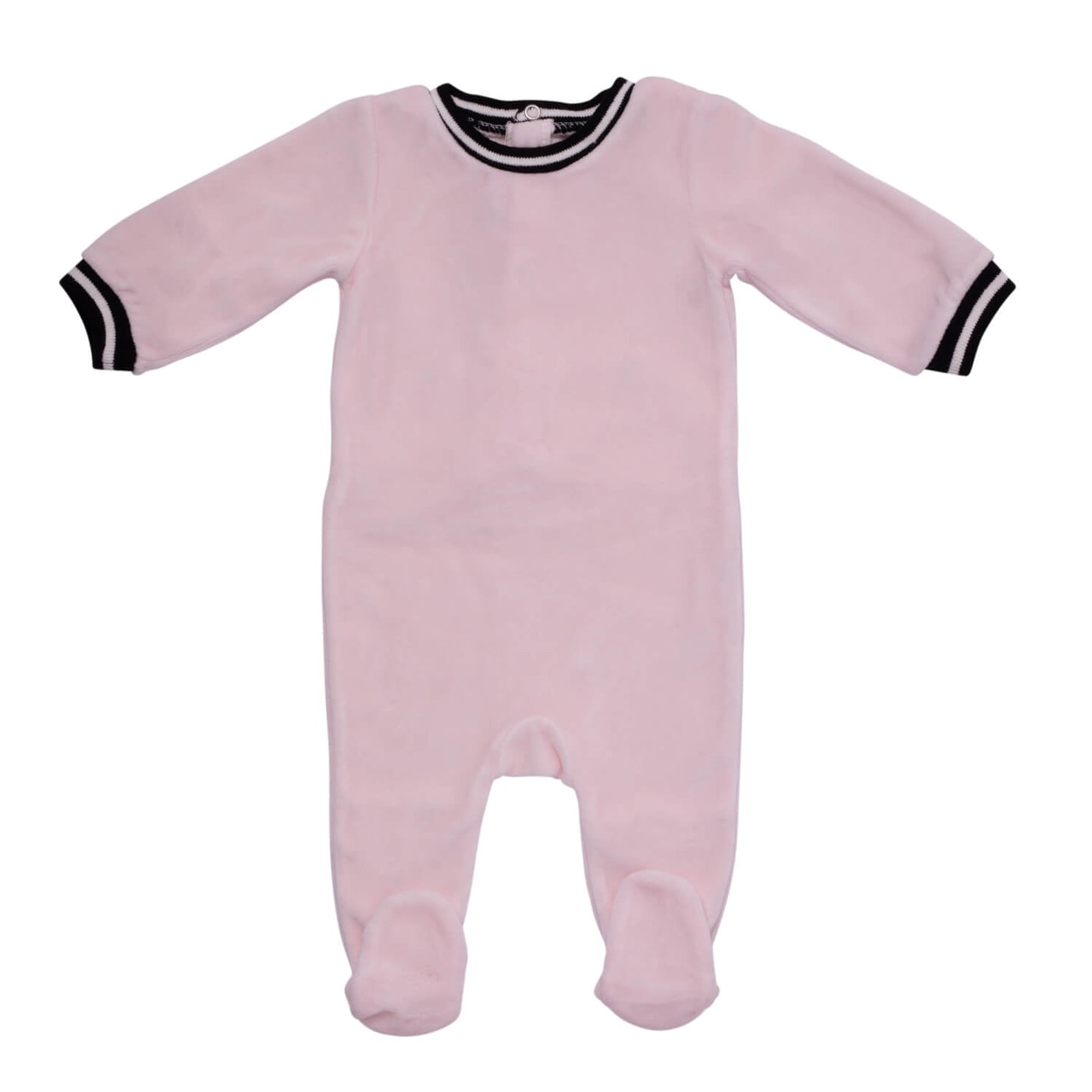 Pink Retro Sport Stripe Layette Set