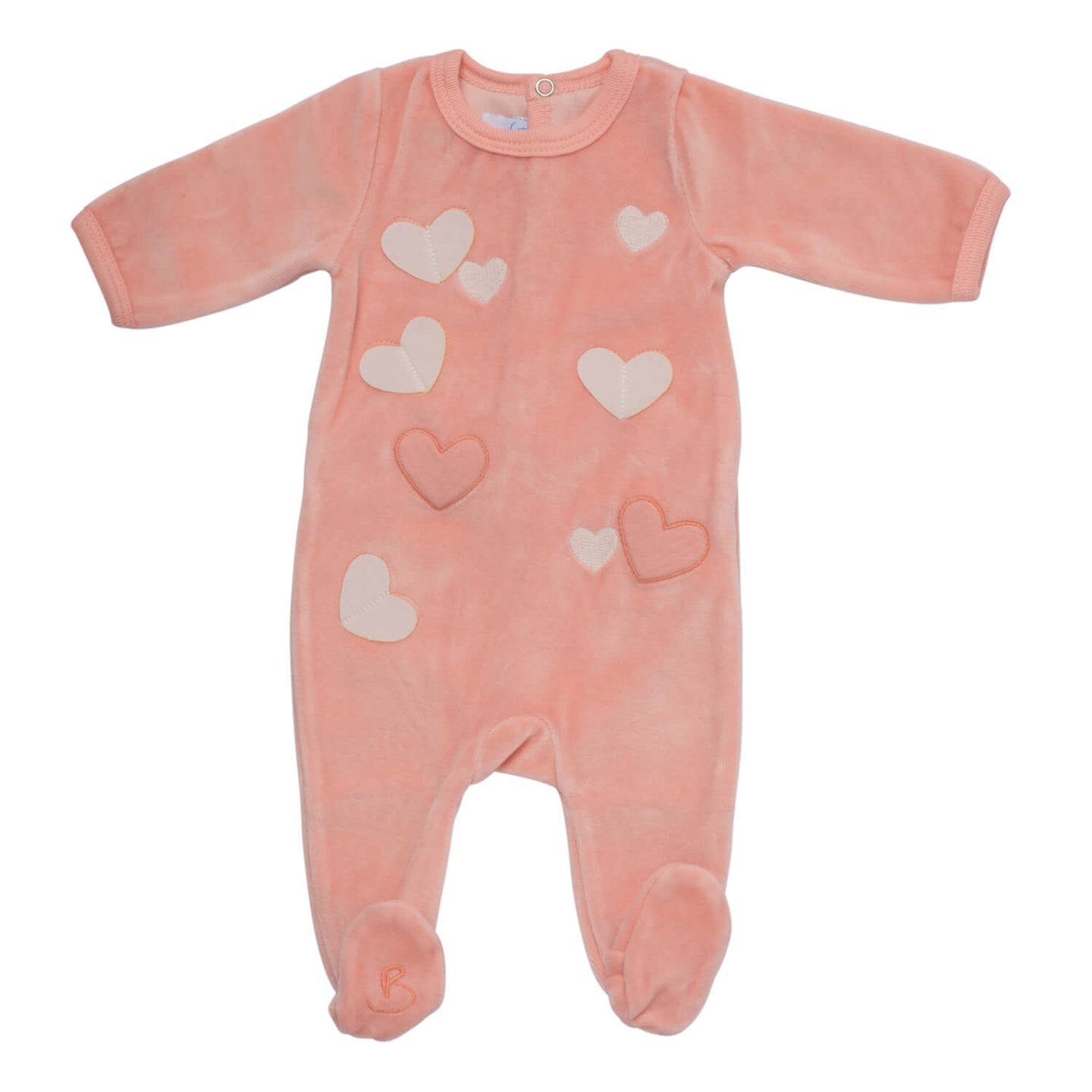 Peach Hearts In The Air Layette Set