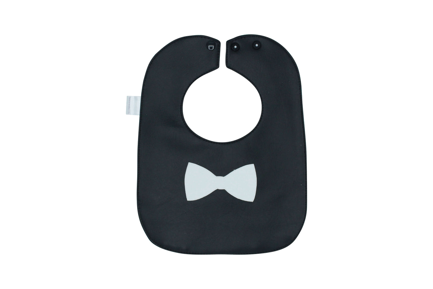 Black Bow Tie Bib