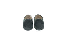 Grey Velvet Loafers