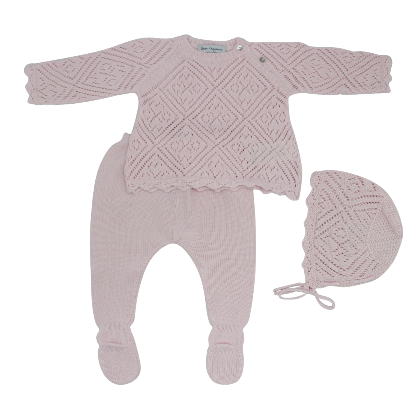 Rose Harmony Knit 4 Piece Set