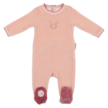 Light Pink Bunny Footie