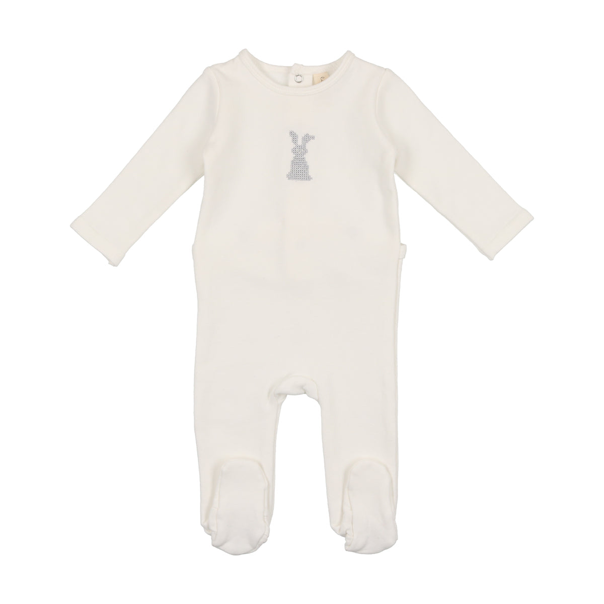 White Taupe Bunny Layette Set