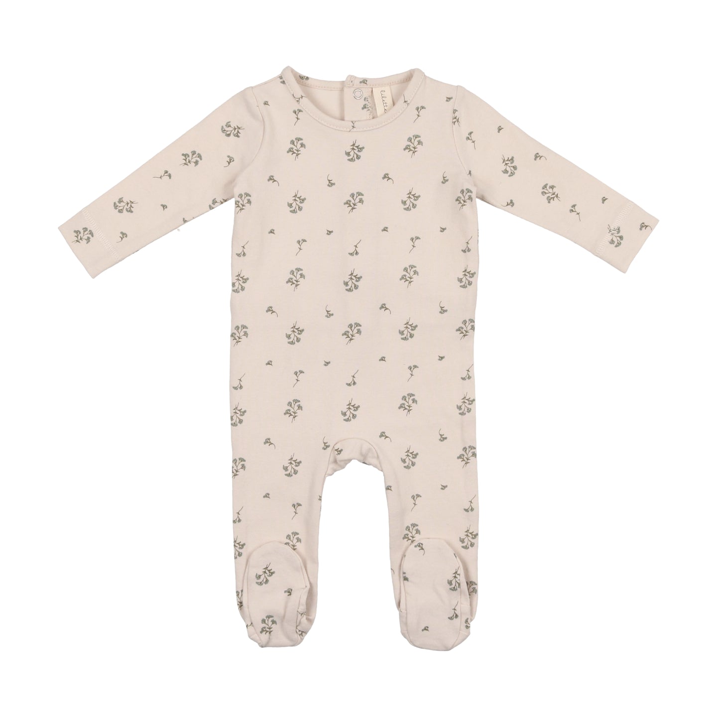 Blue Floral Signature Footie