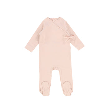 Pink Brushed Cotton Footie