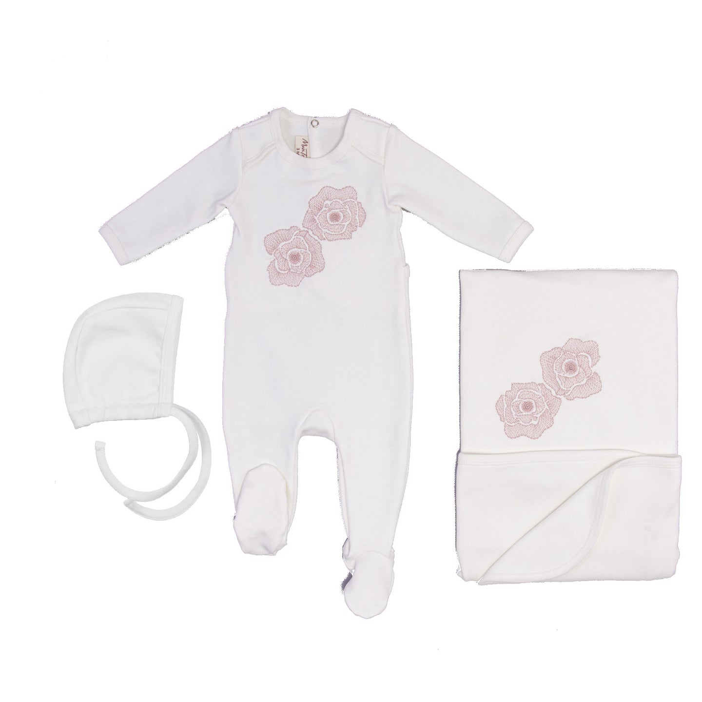 Ivory Wreathed Royale Layette Set