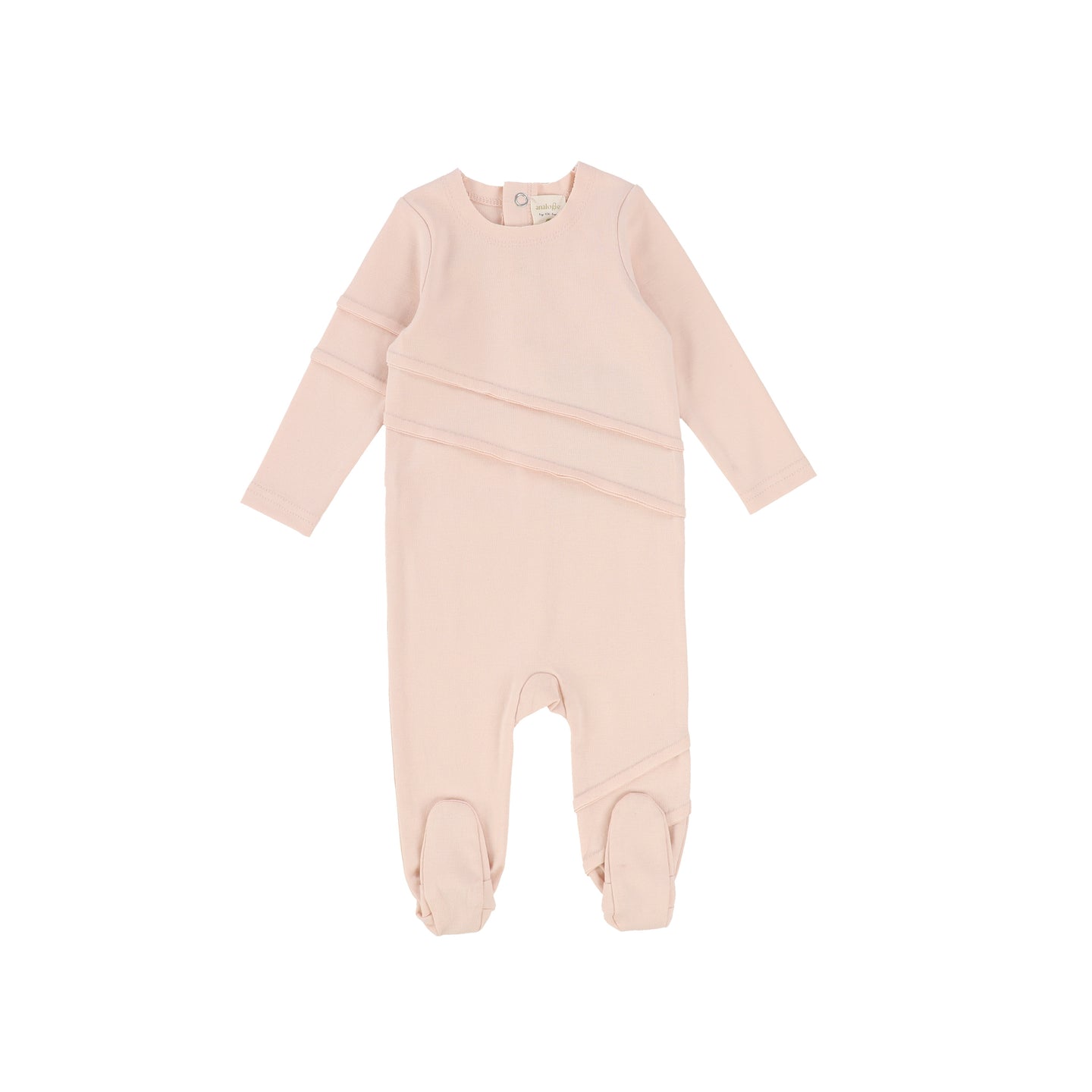 Soft Pink Cotton Footie