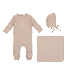 Taupe Bunny Layette Set