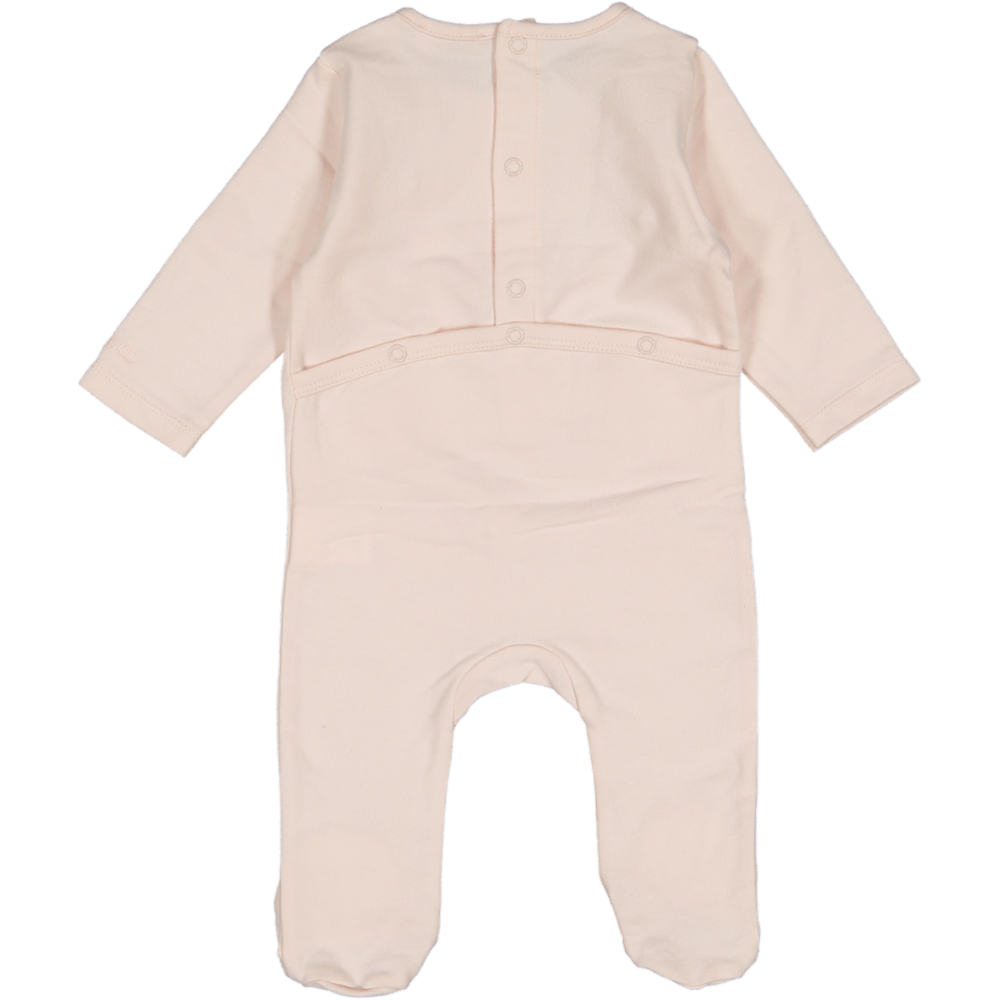 Light Pink Ribbon Footie